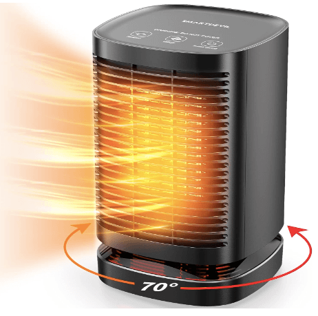 SmartDevil Space Heater, 70° Oscillating Portable Electric Heater