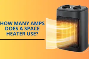 space heater amperage usage